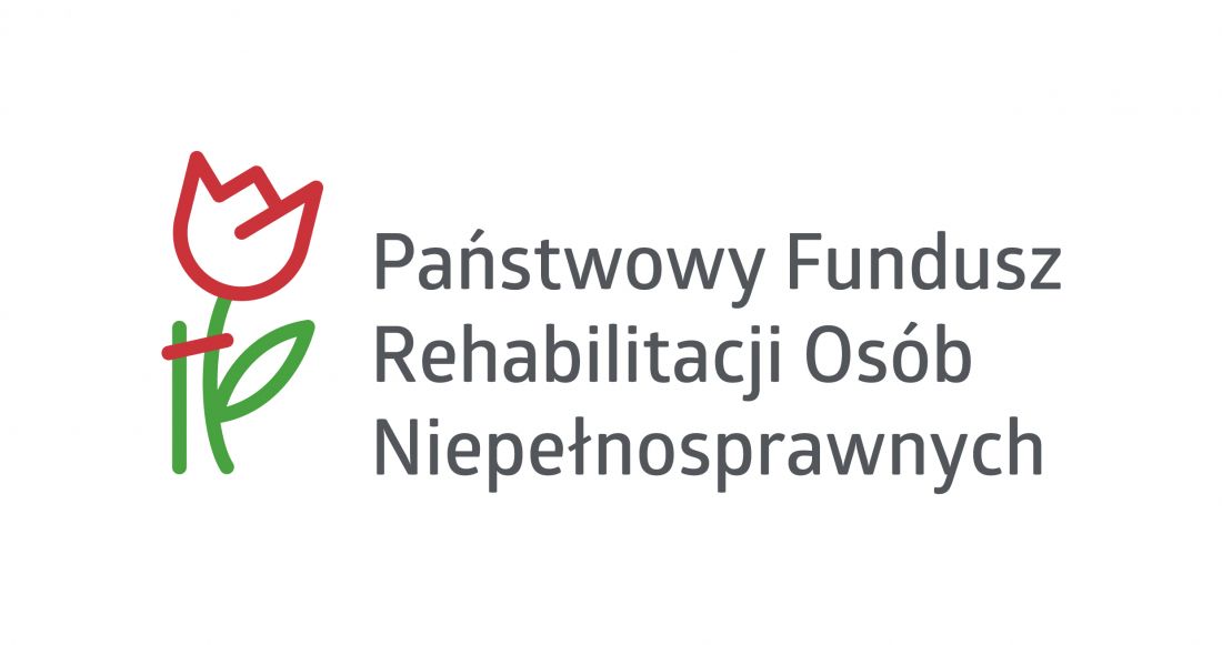 Logo Państowego Funduszu Refabilitacji Osób Niepełnosprawnych